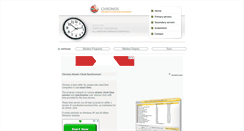 Desktop Screenshot of chronosatomic.com