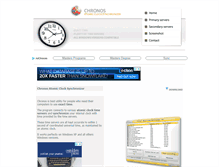 Tablet Screenshot of chronosatomic.com